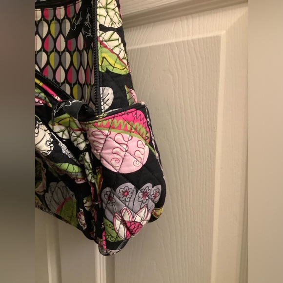 Vera Bradley Moon Blooms Campus Backpack Quilted Floral - Picture 6 of 7